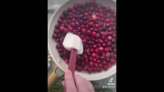 Cranberry Simple Syrup