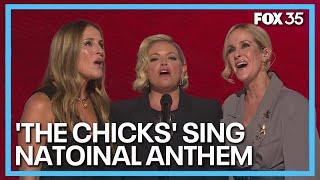 The Chicks perform National Anthem at 2024 DNC