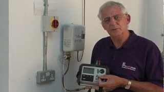 Earth fault loop impedance test