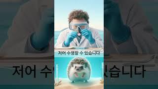 고슴도치의 깜짝 놀랄 비밀 : 고슴도치는 수영을 잘한다#고슴도치 #포유 #동물 #hedgehog #hedgehogfacts #animal #animals #animalshorts