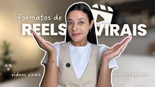  REELS VIRAIS | Formatos de reels que viralizam no instagram | Cresça o seu perfil fazendo isso