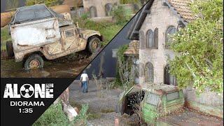 ALONE Humvee VW  T3 Diorama scale 1:35