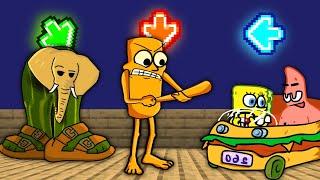 BRAINROT, Spongebob | FNF Character Test | Gameplay VS Playground