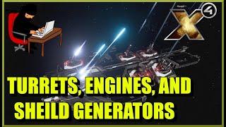 X4 Foundations: Turrets, Engines, and Shield Generators Guide