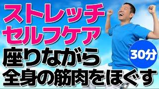 リハビリのプロが教える【椅子に座って全身ストレッチ】身体の筋肉をほぐし痛みやコリを解消する