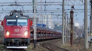 TransMontana 052 DB Cargo Romania electric locomotive in Timișoara