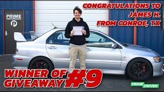 PRIMEDRIVEN.com Lancer Evolution 9 MR Giveaway #9 WINNER!