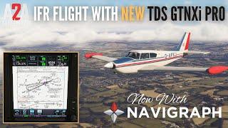 TDS GTNXi Pro Upgrade First Flight IFR -A2A Simulations Comanche 250 - Microsoft Flight Simulator