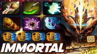 Juggernaut Immortal Electro Slasher - Dota 2 Pro Gameplay [Watch & Learn]