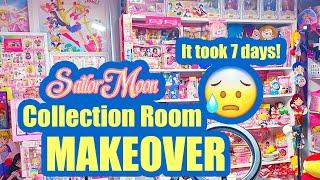 SAILOR MOON COLLECTION ROOM MAKEOVER! It took a WEEK!