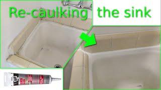 Caulking around Kohler sink - Restoration