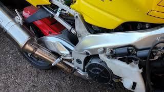 FOR SALE - 2000 Aprilia RSV Mille 1000 Running Video Project Bike