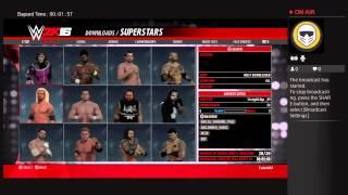 Wwe 2k16:My career mode live stream