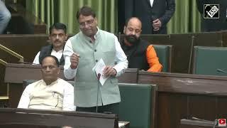 Sh. Baldev Raj Sharma during the discussion on the Budget in the J&K Legislative Assembly.