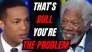 Morgan Freeman SHATTERS Don Lemon on Racism & Wealth Inequality With ONE WORD!