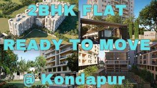 2BHK FLAT FOR SALE IN HYDERABAD || GATED COMMUNITY || KONDAPUR || BEST PROPERTIES