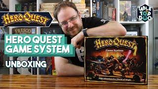 Unboxing of Avalon Hill's New Hero Quest Board Game