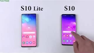 SAMSUNG S10 vs S10 Lite | Speed Test Comparison