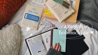 a month in hobonichi a6 | 2024 unboxing (for real this time) 