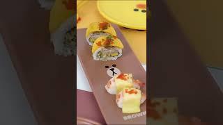 ️CUTE CARTOONS️LINE FRIENDS Sushi Plates: The Cutest Way to Eat!  #kitchendesign #cute #kitchen