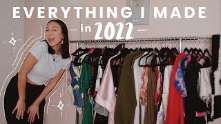 Everything I Made in 2022 + Sewing Pattern & Tutorials (I made 50 garments!!)