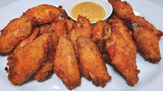 Crispy Oven Fried Chicken Wings| quick & easy no oil needed.