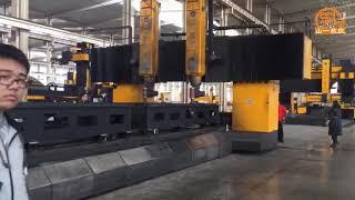 China double heads large size 3 axis  cnc metal milling machine +8618363040355