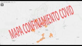 ⓘ Mapa de restricciones CONFINAMIENTO Madrid Comunidad