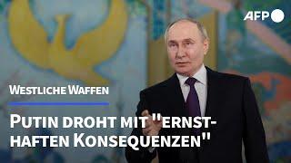 Putin: "Ernste Konsequenzen" bei Einsatz westlicher Waffen gegen Ziele in Russland | AFP