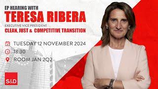 Teresa Ribera | EP Hearing - Brussels | 12/11/2024 | DE