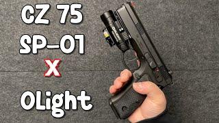 Installing an Olight (weapon light) on a CZ 75 SP-01