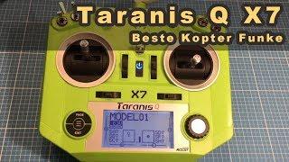 FrSky Taranis Q X7 unboxing - Rasterfeder entfernen - 2S Akku - deutsch