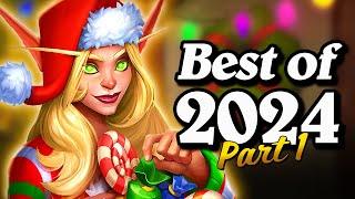 Funny And Lucky Moments - Hearthstone - Best of 2024 (Part 1)