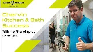 FPro Airspray spray gun success at CHERVIN Kitchen & Bath | SAMES KREMLIN