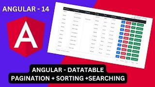 Implement dataTable in angular | angular-datatable