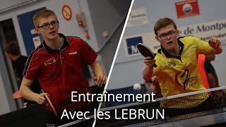 Entraînement avec les frères LEBRUN