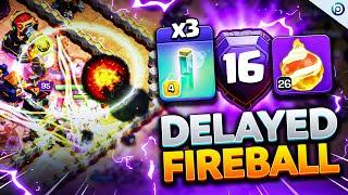 DELAYED FIREBALL with SUPER WITCHES is INCREDIBLE in Top 200 | TH16 Attack Strategy Clash of Clans