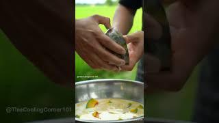 Thai Pumpkin Curry Gaeng Fak Thong Cooked in the Rice Field Kitchen #thaifood