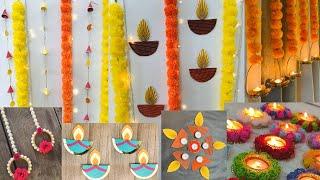 DIY - 7 DIWALI DECORATION IDEAS || EASY & QUICK DIWALI DECOR IDEAS 2024 || FESTIVAL DECORATION IDEAS