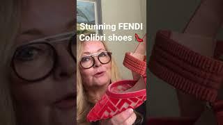 Stunning FENDI Colibri shoes - unboxing on my channel | #luxuryshoes | #shorts