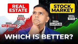 Is Real Estate Better Than Stock Market For YOU? | Dr Amol Mourya