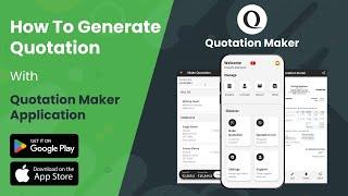 How to create quotation in mobile app | Quotation Maker App For Android | Android | Quotation Maker