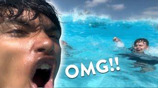 MASSIVE TSUNAMI ALMOST KILLS ME!! | Summer vlog #14