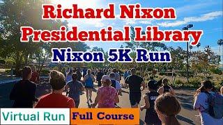 2023 Nixon 5K Run For Title IX (Full Course)｜Treadmill Running Scenery & Music (Virtual Run)