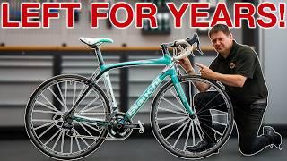 Rebuilding Abandoned Bianchi! 3 Years no service! Full service transformation road bike ASMR