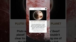 Pluto: Why It’s a Dwarf Planet | Factopedia | #facts #fact #shorts