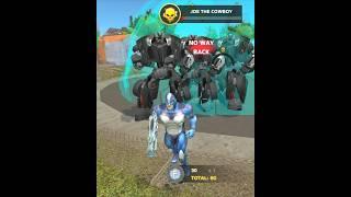 Rope Hero Cheatground MOD (Police Car Robot and Joy The Cowboy) Rope Hero new games #shorts