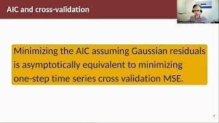 Forecasting Principles & Practice: 8.6 Estimation and model selection