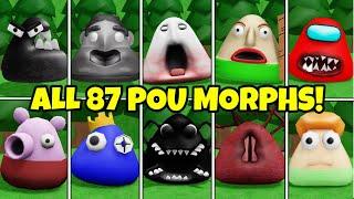 How to get ALL 87 POU MORPHS in Pou Morphs! [UPD 22] - Roblox