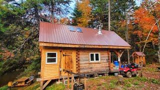 Three Years Building an Off Grid Dovetail Log Cabin in the Canadian Wilderness | Start to Finish